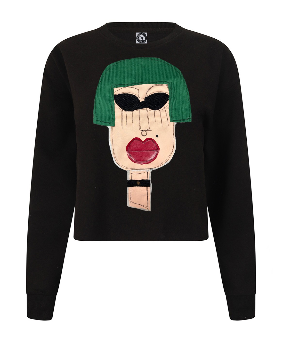 Punk icon - crop sweatshirt