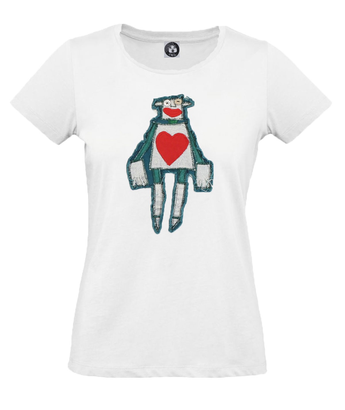 In love robot T-shirt