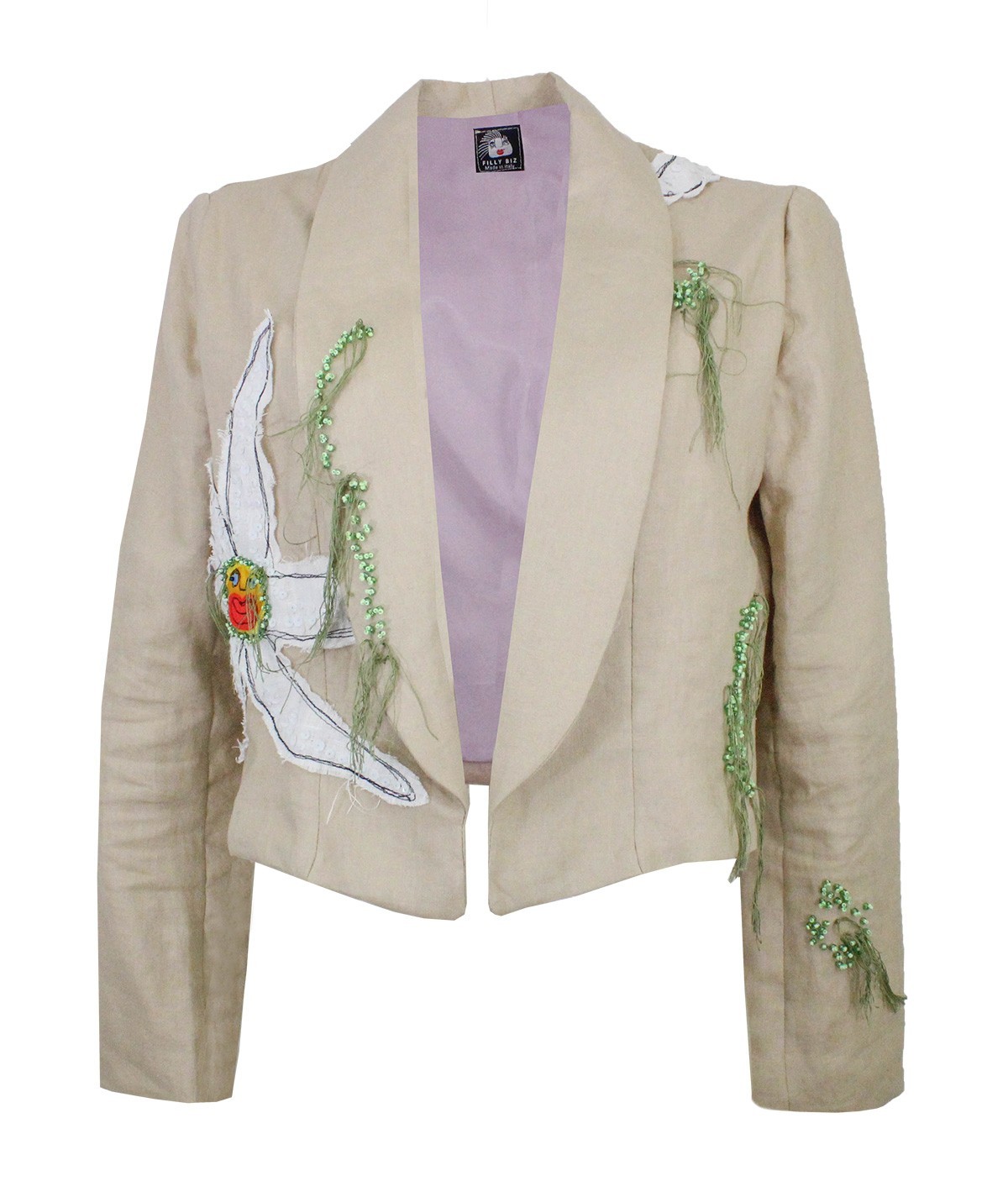 Daisies Linen Blazer