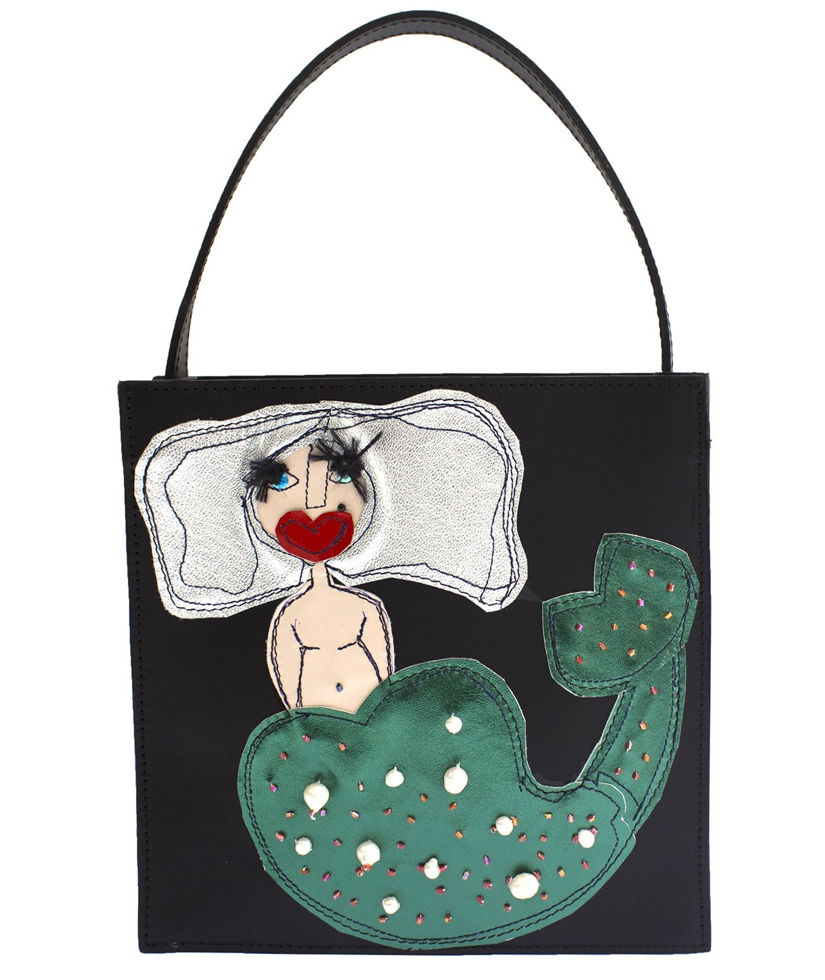 Mermaid - leather handbag