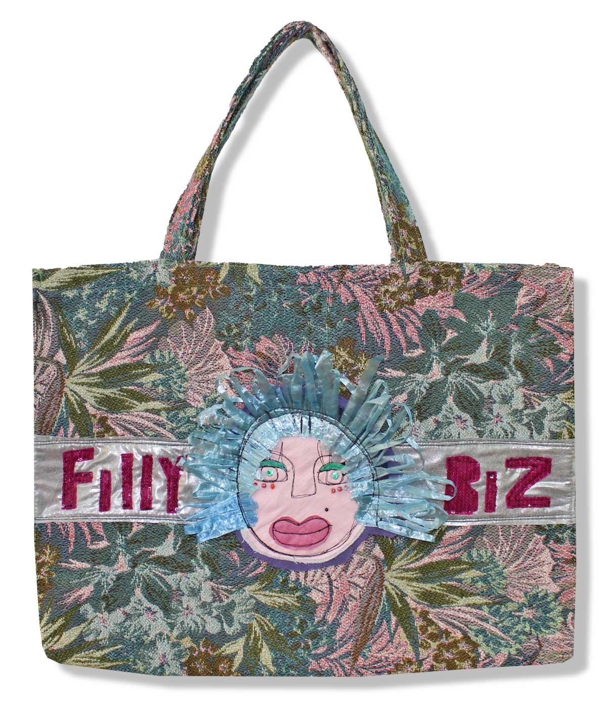 Fabric tote bag with the...